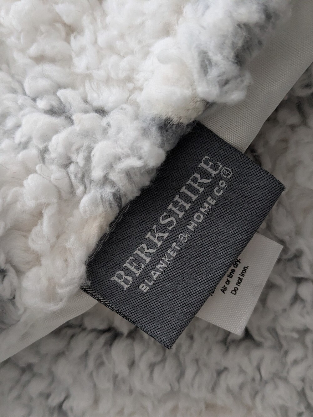 Berkshire White and Gray Sherpa Tree Skirt